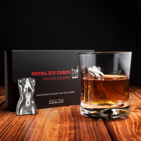 Metalowe kostki do drinków prezent dla chłopaka Froster Metalowe kostki do drinków prezent dla chłopaka Froster