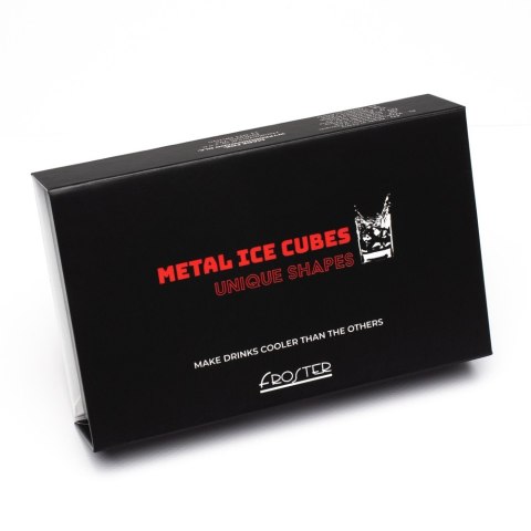 Metalowe kostki do drinków prezent dla chłopaka Froster Metalowe kostki do drinków prezent dla chłopaka Froster