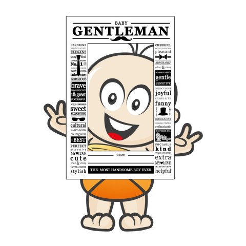 Baby Gentleman - Body - Rozmiar 68 Baby Gadgets Baby Gentleman - Body - Rozmiar 68 Baby Gadgets