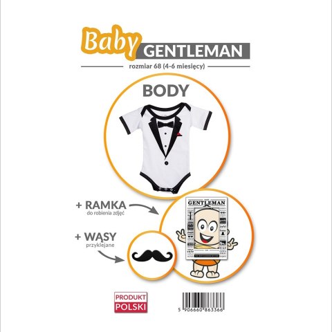 Baby Gentleman - Body - Rozmiar 68 Baby Gadgets Baby Gentleman - Body - Rozmiar 68 Baby Gadgets