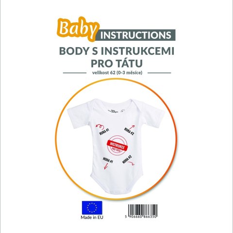 Baby Instructions - Body z instrukcją dla Taty (CZ) Baby Gadgets