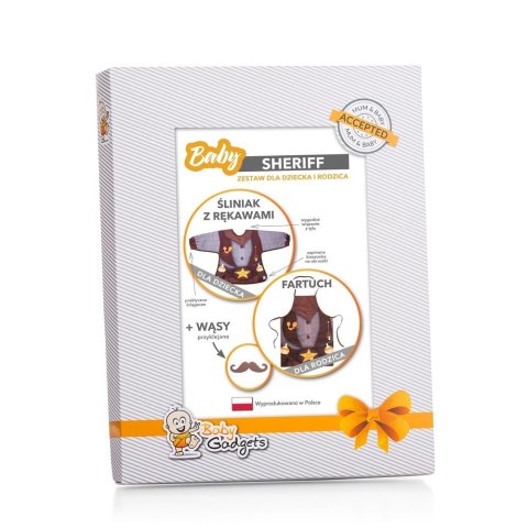 Baby Sheriff - Śliniak i fartuch Baby Gadgets Baby Sheriff - Śliniak i fartuch Baby Gadgets