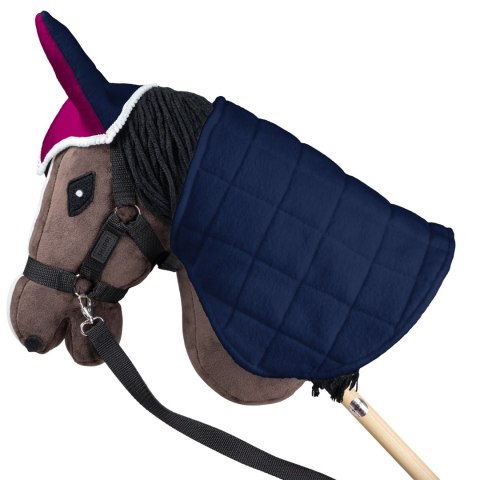 Derka dwustronna i nauszniki Skippi dla Hobby Horse - fuksja i granat Skippi Derka dwustronna i nauszniki Skippi dla Hobby Horse - fuksja i granat Skippi
