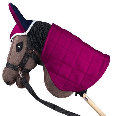 Derka dwustronna i nauszniki Skippi dla Hobby Horse - fuksja i granat Skippi Derka dwustronna i nauszniki Skippi dla Hobby Horse - fuksja i granat Skippi