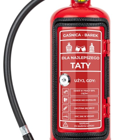 Gaśnica Mini Barek - Prezent dla Taty - schowek na alkohol - skrytka - sejf Gaśnica Mini Barek - Prezent dla Taty - schowek na alkohol - skrytka - sejf