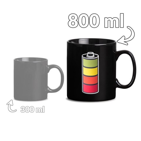 Gigantyczny Kubek Bateria prezent Dzień Mamy Taty Froster