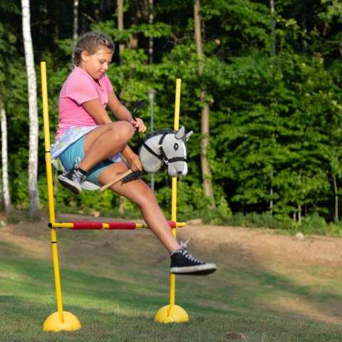 Hobby Horse Skippi - mały koń na kiju - Szary A5 - ręcznie robiony w Polsce Skippi Hobby Horse Skippi - mały koń na kiju - Szary A5 - ręcznie robiony w Polsce Skippi