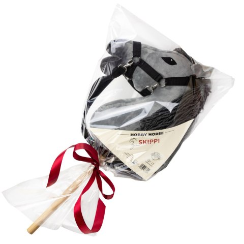 Hobby Horse Skippi - mały koń na kiju - Szary A5 - ręcznie robiony w Polsce Skippi Hobby Horse Skippi - mały koń na kiju - Szary A5 - ręcznie robiony w Polsce Skippi