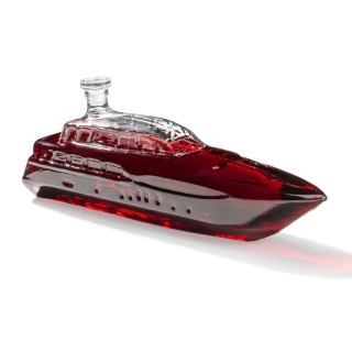 Karafka Yacht 1L - akcesoria do whisky - w kształcie luksusowego jacht -u Froster