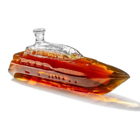Karafka Yacht 1L - akcesoria do whisky - w kształcie luksusowego jacht -u Froster Karafka Yacht 1L - akcesoria do whisky - w kształcie luksusowego jacht -u Froster