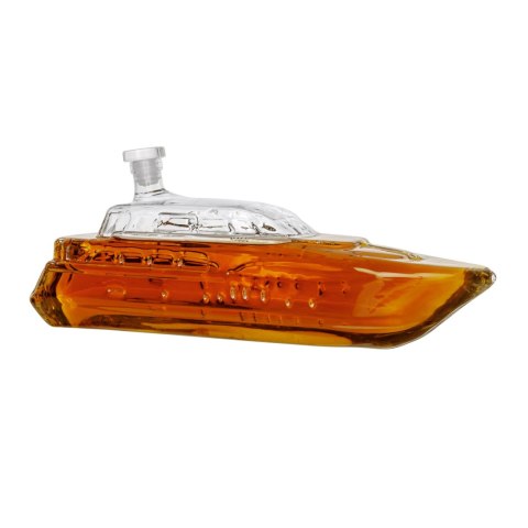 Karafka Yacht 1L - akcesoria do whisky - w kształcie luksusowego jacht -u Froster Karafka Yacht 1L - akcesoria do whisky - w kształcie luksusowego jacht -u Froster
