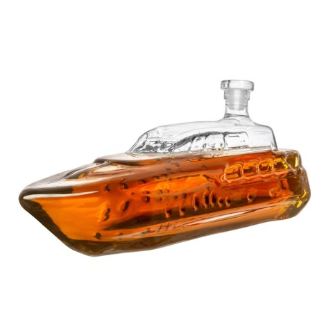 Karafka Yacht 1L - akcesoria do whisky - w kształcie luksusowego jacht -u Froster Karafka Yacht 1L - akcesoria do whisky - w kształcie luksusowego jacht -u Froster