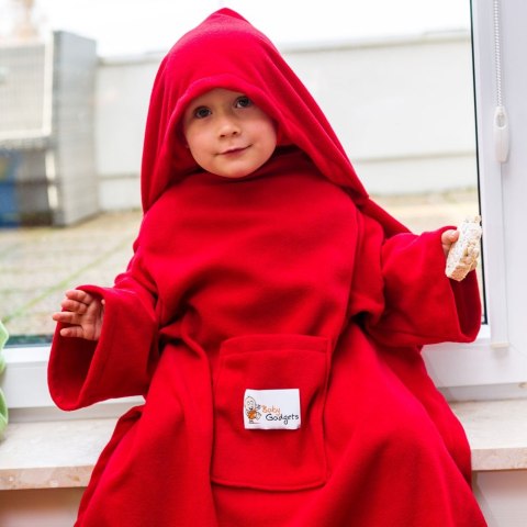 Kocyk zimowy Czerwony koc do wózka fotelika rękawy Baby Gadgets Kocyk zimowy Czerwony koc do wózka fotelika rękawy Baby Gadgets