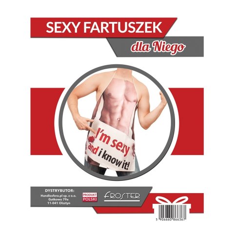 Sexy fartuszek dla niego prezent KAWALERSKI Froster Sexy fartuszek dla niego prezent KAWALERSKI Froster