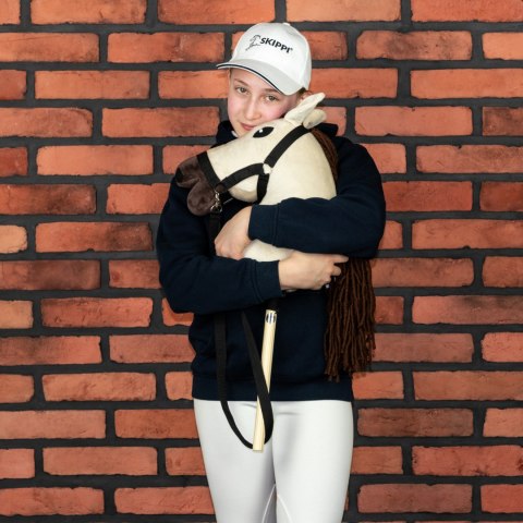 Skippi Hobby Horse z kantarem - Biszkopt - A3 HH - prezent na dzień dziecka Skippi