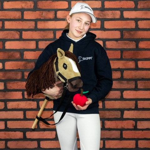 Skippi Hobby Horse z kantarem - Karmel - A3 HH - prezent na dzień dziecka Skippi