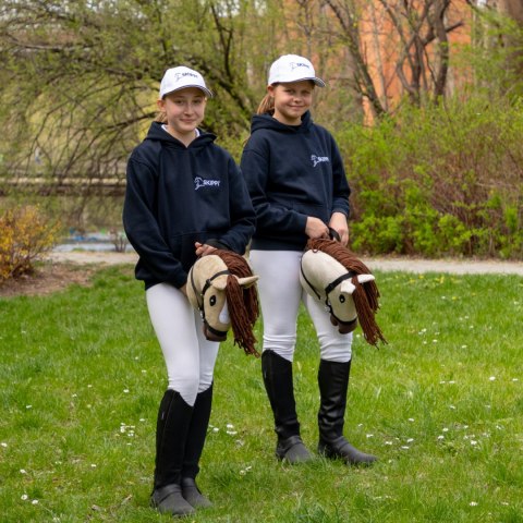 Skippi Hobby Horse z kantarem - Karmel - A3 HH - prezent na dzień dziecka Skippi
