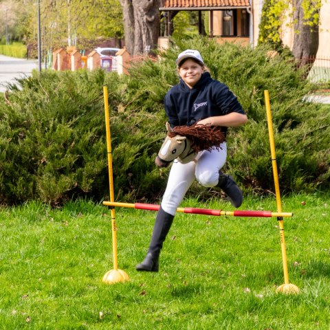 Skippi Hobby Horse z kantarem - Karmel - A3 HH - prezent na dzień dziecka Skippi