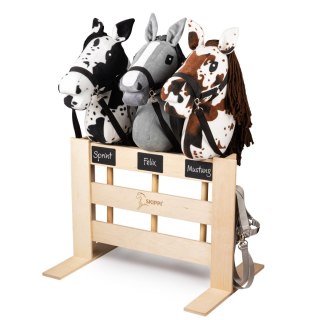 Skippi Padok dla Hobby Horse - stojak na trzy, dwa lub jednego hobby horse Skippi