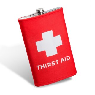Gigantyczna Piersiówka Thirst Aid pierwsza pomoc Froster